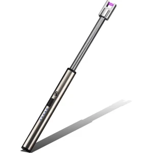 BBQ Aansteker oplaadbaar met usb kabel - Elektrische Keuken Aansteker - Flexibele Aansteker - Zilver