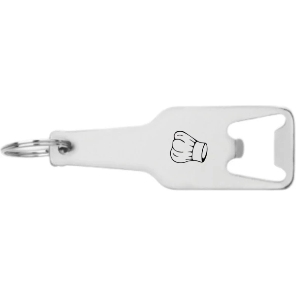 Akyol - koken flesopener - Kok - beste kok - gegraveerde sleutelhanger - chef - keuken - bakken - cadeau - gepersonaliseerd - accessoires - sleutelhanger met naam - 105 x 25mm