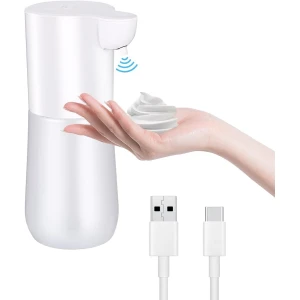 Automatische Zeepdispenser Met Sensor - Elektrische Zeepdispenser - Automatische Zeepdispenser - Foaming Soap Dispense - Handsfree No Touch Zeep Pomp - With 4 Adjustable Levels - Ipx5 Waterdich - Geschikt Voor Badkamer - Keuken - Kantoor