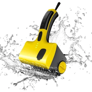 Draadloze, oplaadbare grillborstel, 360° roterende reinigingsborstel, waterdichte, verwijderbare elektrische grillreinigingsborstel met twee borstels voor grill, keuken en badkamer