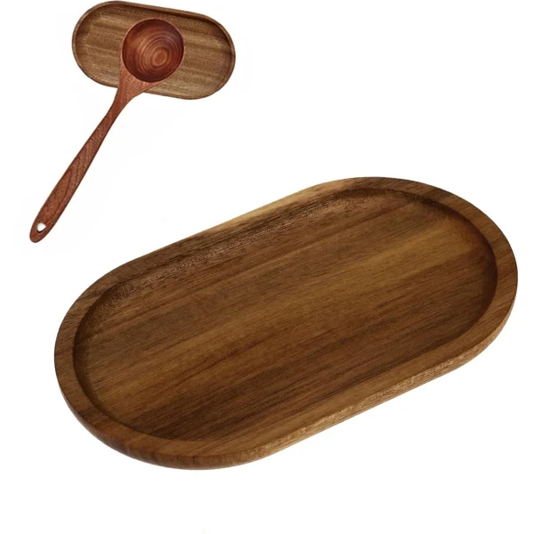 Lepelhouder - Spatelhouder - Spoon Holder - Keukengerei Houder - Lepel Mat - Messenhouder - Lepelsteun voor Aanrecht - Lepellegger - Hout - Pollepels - Houd Uw Aanrecht Schoon - Keuken Organizer - Aanrecht Organizer - Keuken Tool - Keuken Accessoires