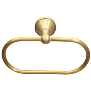 Hand doekring - antieke hand doekring - ronde hand doek houder - bad kamer organizer - voor aan de muur, bad kamer, wand montage, vintage, keuken accessoires - bad kamer accessoires - bad kamer hanger - messing