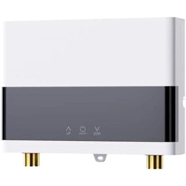Elektrische Doorstroomboiler 6000W voor Keuken en Douche - Direct Warm Water met LED Temperatuurweergave - Drukvast Ontwerp - Energieklasse A - Wit