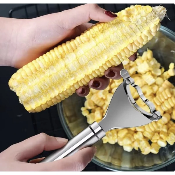 CHPN - Maisstripper - Maispeller - Mais kaal maken - Maïs-Hulp - Keuken accessoire - Mais - Eenvoudig maiskolf pellen - Corn stripper