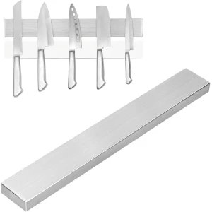 Magnetische Messenhouder - Magneetstrip - Wandmontage Ruimtebesparend Design - 1 - Keuken Accessoire Roestvrijstaal