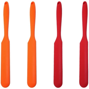 Mmgoqqt Silicone Baking Tools - 4-Stuks Cake Crème Spatels - Non-Stick - Hoge Temperaturen Bestendig (-50°C-250°C) - Keuken Accessoires