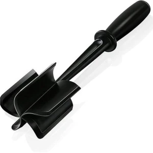 Purreestampers - Aardappelstampers - Vleesstamper - Zwart - ABS - 6.4*6.4*28cm - Keuken Accessoire - Stamper - Meat Chopper - Vleeshakmachine - Pureestamper - Hittebestendige Vleesstamper Voor Gehakt