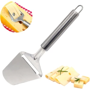 1 stuk - Kaasschaaf harde kaas - Kaasschaaf voor oude kaas - Multifunctionele kaasschaaf - Hamsnijder - Bakspatel - RVS - Stevig en duurzaam - Keukengerei - Keuken accessoires - Zilver - 22*7,5 cm