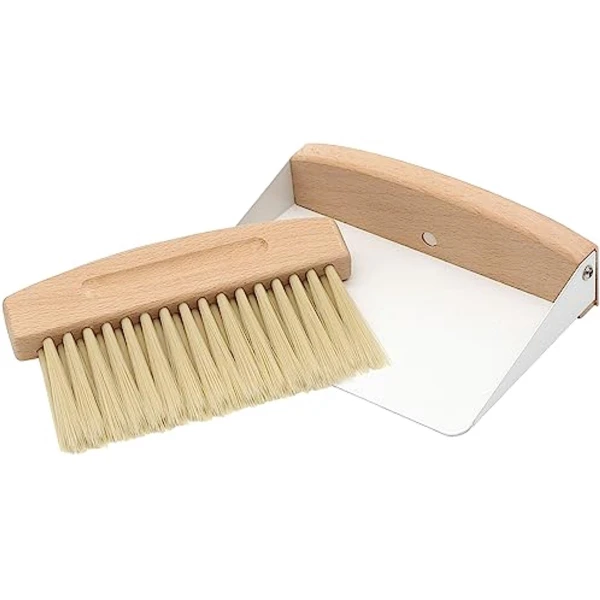 Mini Tafelbezem en Schep Set voor Snelle Reiniging - Handige Keuken en Bureau Accessoires