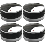 4 stuks vervangende bedieningsknoppen - ontwerp met zachte grip - barbecuegrill - gasfornuisknop voor keuken - accessoires voor fornuis (58 mm)