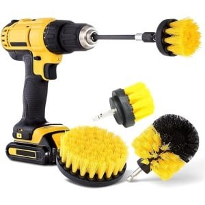 Allecta - Reinigingsborstel Set voor Elektrische Boormachine - 3 Stuks - Voor Keuken, Auto, Badkamer, Tegels