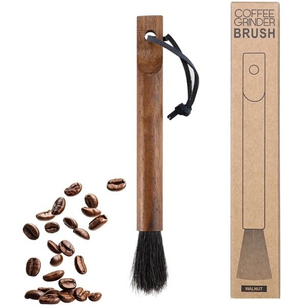 Allecto - - Professional Barista Brush - Espresso machine - Houten handvat - Koffie accessoires - Hoogwaardige reiniging - Geschikt voor iedere keuken