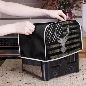 Broodroosterhoes Zwart - Keuken Accessoire - Keuken Decoratie - Vlekbestendig Materiaal - 315x27x21cm - Zwart