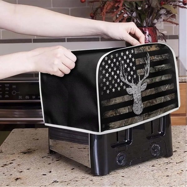 Broodroosterhoes Zwart - Keuken Accessoire - Keuken Decoratie - Vlekbestendig Materiaal - 315x27x21cm - Zwart