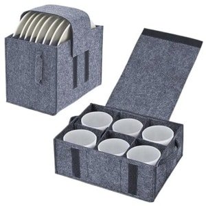 Caravan Plaat Houder en Cup Houder - Draagbare Keuken Accessoires voor Campers