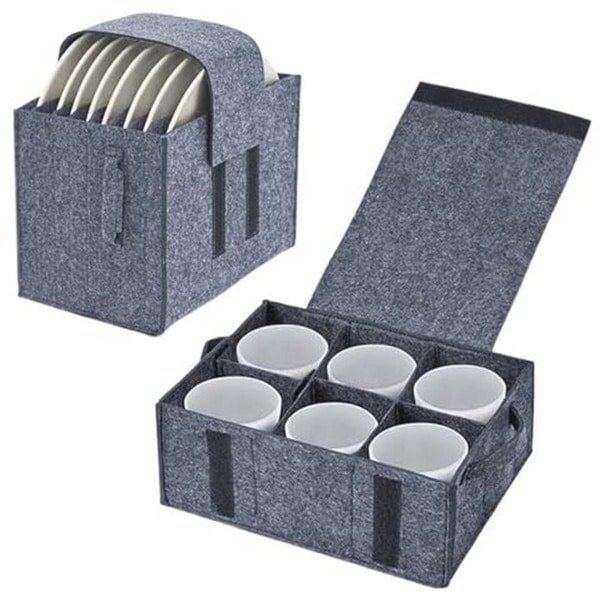 Caravan Plaat Houder en Cup Houder - Draagbare Keuken Accessoires voor Campers