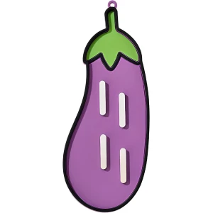 Dekselhouder Lepelrust - Keuken Accessoire - Schoon Aanrecht - Hittebestendig Zacht Rubber - 22.5 x 9 cm - Paars