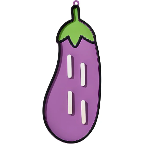 Dekselhouder Lepelrust - Keuken Accessoire - Schoon Aanrecht - Hittebestendig Zacht Rubber - 22.5 x 9 cm - Paars