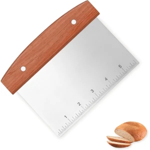 Dough Cutter - Pizza Accessoires - Brood Bakgereedschap - Keuken Schraper & Deeg Portioner