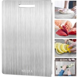 Dubbelzijdige Titanium Snijplank | Hygiënisch & Duurzaam Keuken Accessoire
