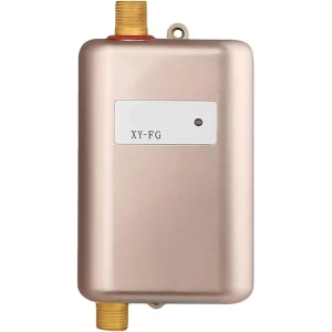 Elektrische Boiler - Doorstromer Tankless - Douche Badkamer Keuken - IPX4 Waterdicht - 100x100x100mm - Goud