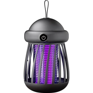 Elektrische insectenverdelger, draagbare insecten- en vliegenverdelger met 2 lichtstanden en USB Type-C-oplaadpoort, 360° muggenlamp voor kamperen, buitenactiviteiten, reizen, woonkamer, slaapkamer, keuken en achtertuin.