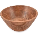 Fruitschaal van acaciahout voor aanrecht - houten fruitkommen voor decoratie - keuken eetkamer accessoires - dessert snack - 2286 cm x 2286 cm x 1016 cm