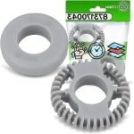 Garde Melkopschuimer - Accessoire Keuken - Koffie Thee Maken - Hittebestendig Kunststof - 10 Gram - Grijs