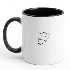 Hacebo® - Koken koffiebeker zwart - Kok - Beste kok - thee mok - koffie beker - Chef - Keuken - Bakken - Cadeau - Accessoires - koffiemok - 350 ML inhoud