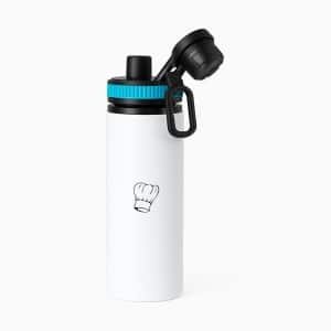 Hacebo® - Koken waterfles met draaidop blauw - Kok - Beste kok - Chef - Keuken - Bakken - Cadeau - Accessoires - water fles - 850ML