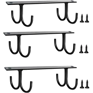 Hangende kopjeshouders 3 stuks in zwart, keuken accessoires voor koffiemokken