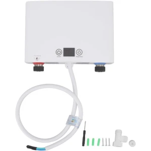 Kleine elektrische doorstroomverwarmer, ABS energiebesparende uitschakelbeveiliging, elektrische doorstroomverwarmer 220V voor keuken