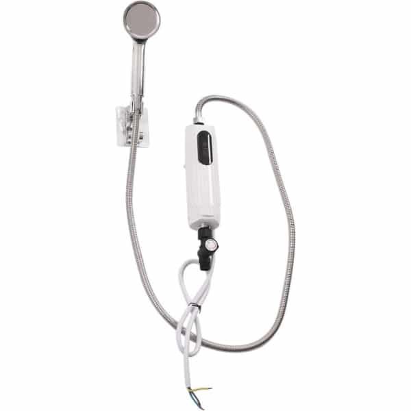 Mini elektrische doorstroomboiler voor badkamer en keuken - 3,5 kW met LED-display, temperatuurregelknop en IPX4