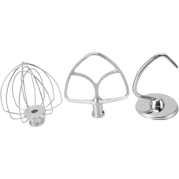 Mixer Accessoires Set - Keuken Gereedschap - Efficiënt Bakken - Roestvrij Staal - 3 Delig