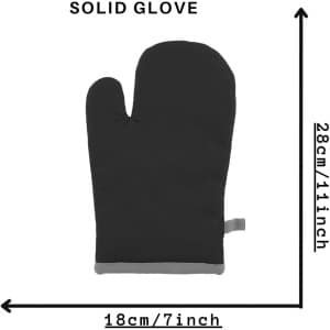 Ovenwant Katoen - Keuken Accessoire - Veilig Koken - 100% Katoen Materiaal - 18x28cm - Blauw