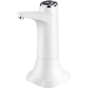 Pomp - waterfles pomp - Elektrische Drinkwaterpomp - Waterpomp voor 5 gallons - USB-C oplaadbare - waterkandispenser - draagbare automatische - Emmertafel met dubbel doel - voor kampeerbenodigdheden - watertafel - keuken - kantoor - picknick - wit