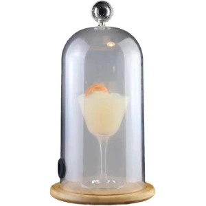 Roken Cloche voor Cocktails en Gerechten, Acrylkoepel voor Roken, Accessoire voor Keuken en Bar, Ideaal voor BBQ en Feestjes