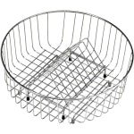 Ronde Mand - Keuken Accessoire - Keuken Organisatie - Duurzaam Roestvrij Staal - 37 x 14.5 cm - Zilver