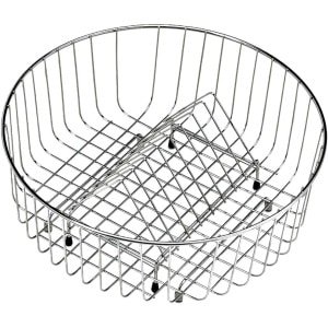 Ronde Mand - Keuken Accessoire - Keuken Organisatie - Duurzaam Roestvrij Staal - 37 x 14.5 cm - Zilver