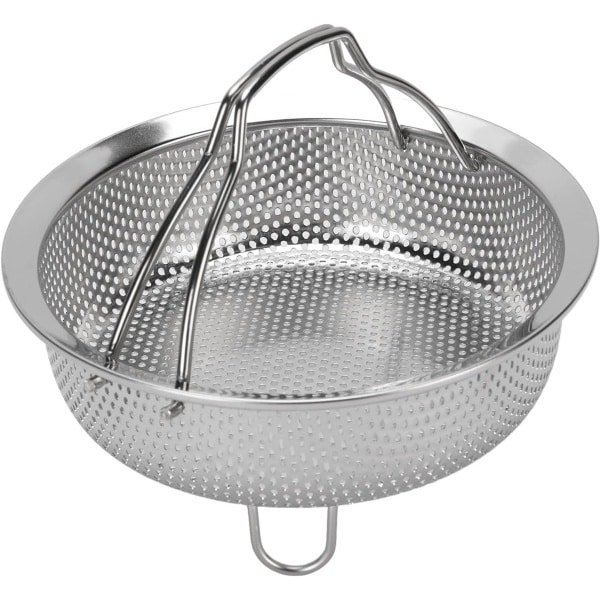 Stoommand RVS - Keuken Accessoire - Gezond Koken - Opvouwbaar Handvat - 22cm Diameter - Zilver