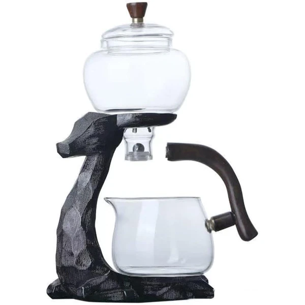 Teapot Set met Magnetische Bodem - Glazen Theeset voor Huishoudelijke Keuken Decoratie - Thee Accessoires