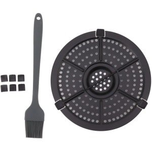 VT Goods - Air Fryer Vervangende Grill Pan - Roestvrij Staal - 16cm - Vaatwasserbestendig - Friteuse Accessoires - Geschikt voor Keuken
