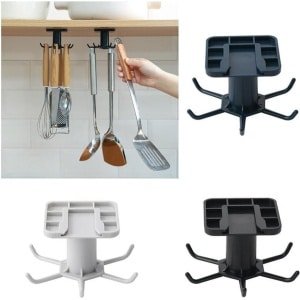Voor Keuken Organisator En Opslag Keuken Benodigdheden Organisatoren Draaibare Rack Accessoires Kast Organizer Hook Up Opbergrek