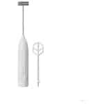 Witte Oplaadbare Elektrische Melkschuimer | Multifunctionele Handmixer voor Bakken en Keuken