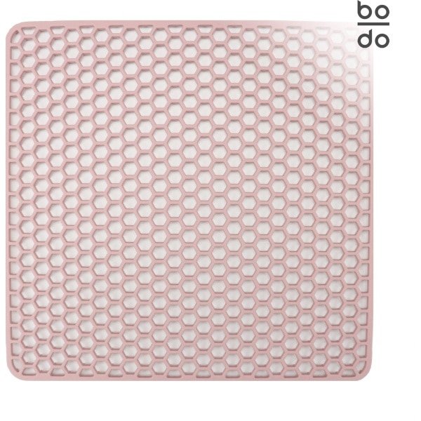 Bodo® Gootsteenmat Siliconen Roze - 30.5 x 30.5 cm - Keuken Accessoires - Gootsteen Beschermer - Onderzetters Siliconen - Anti Kras - Gootsteen Accessoires