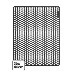 Bodo® - Gootsteenmat Siliconen Zwart - 36 x 46 cm - Keuken Accessoires - Gootsteen Beschermer voor 40 x 50 cm - Onderzetters Siliconen - Anti Kras - Gootsteen Accessoires