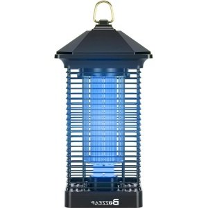 Muggenlamp Elektrische insectenverdelger met UV vliegenval IPX4 waterdicht voor thuis-keuken-tuin-camping