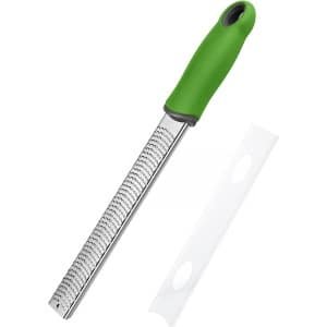 Premium Rasp zester - Citroenrasp - 32.5CM - Kaasrasp - Gemberrasp - Knoflookrasp - Handrasp - Keukenrasp - Keukengerei - Keuken accessoires - Smalle lange rasp - RVS rasp