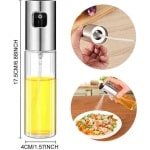 RVS Olijfolie Sprayer - Olieverstuiver - Oliespuit - Barbeque/BBQ en Keuken Accessoire - Spray - Voor Salades en Pastas - Olijfoliespuit - Olijfoliepomp