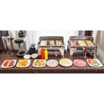 Vevor® - Professioneel Buffet Opwarmer - Elektrische Stoomtafel - Restaurant - Keuken - Thuis - 1500W